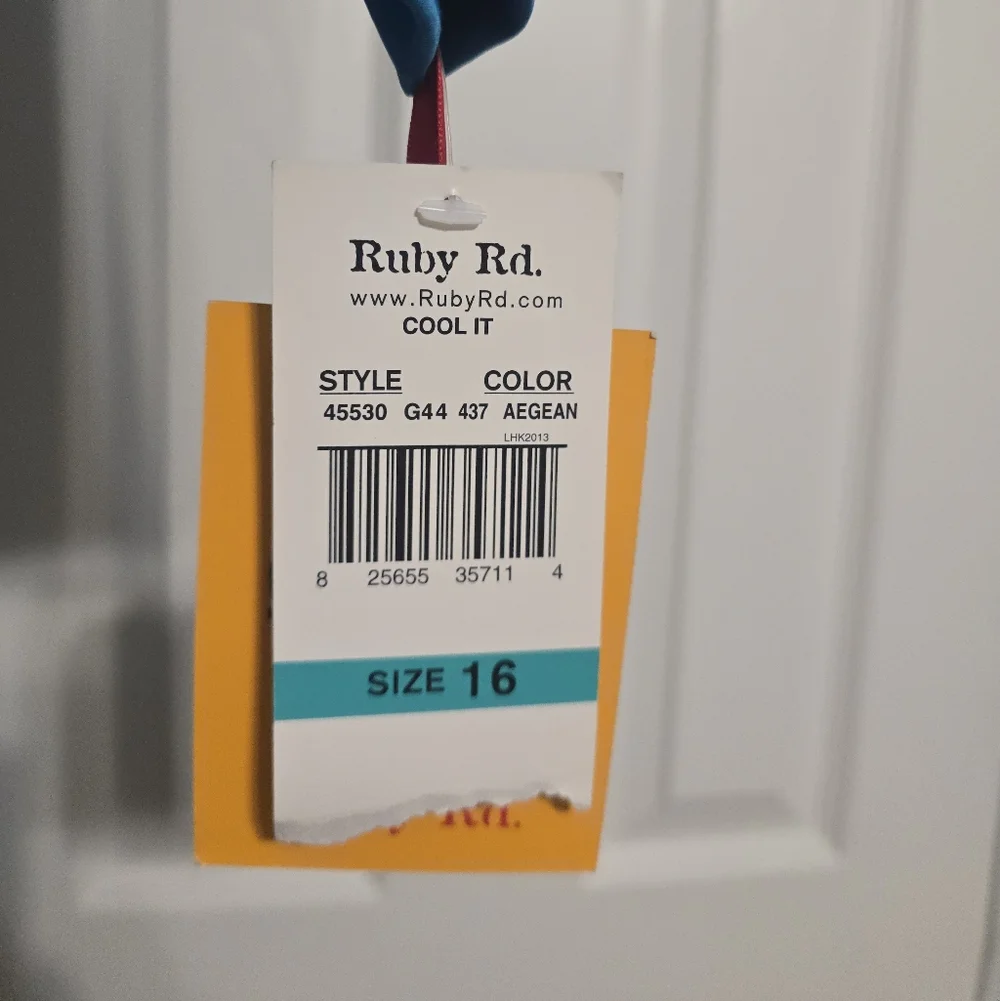 NWT Ruby Road Turquise Blue Women's Dress Jacket - Picture 2 of 5